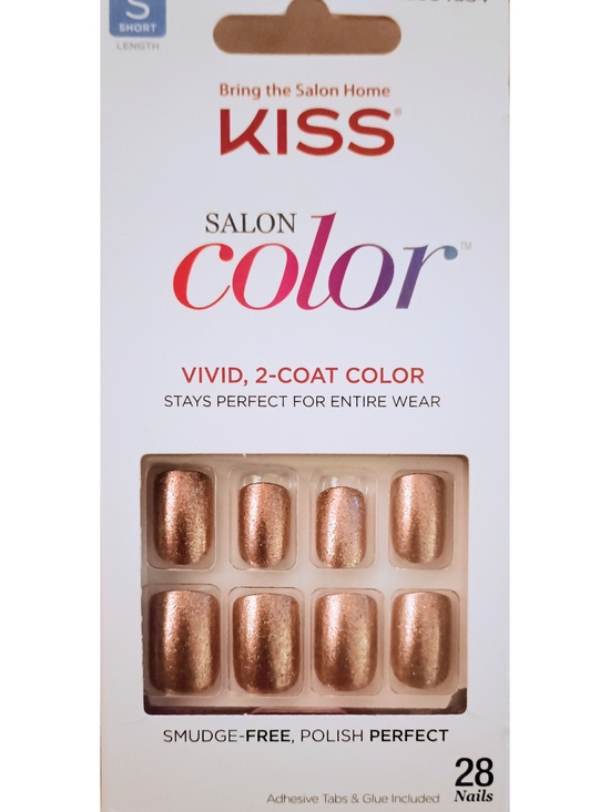 Kiss Other - 28pc KISS Salon Color Rose Gold Press-On Nails